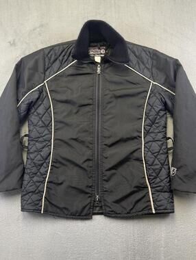 Vintage Arctic Cat Arctic Wear Black Snow Jacket